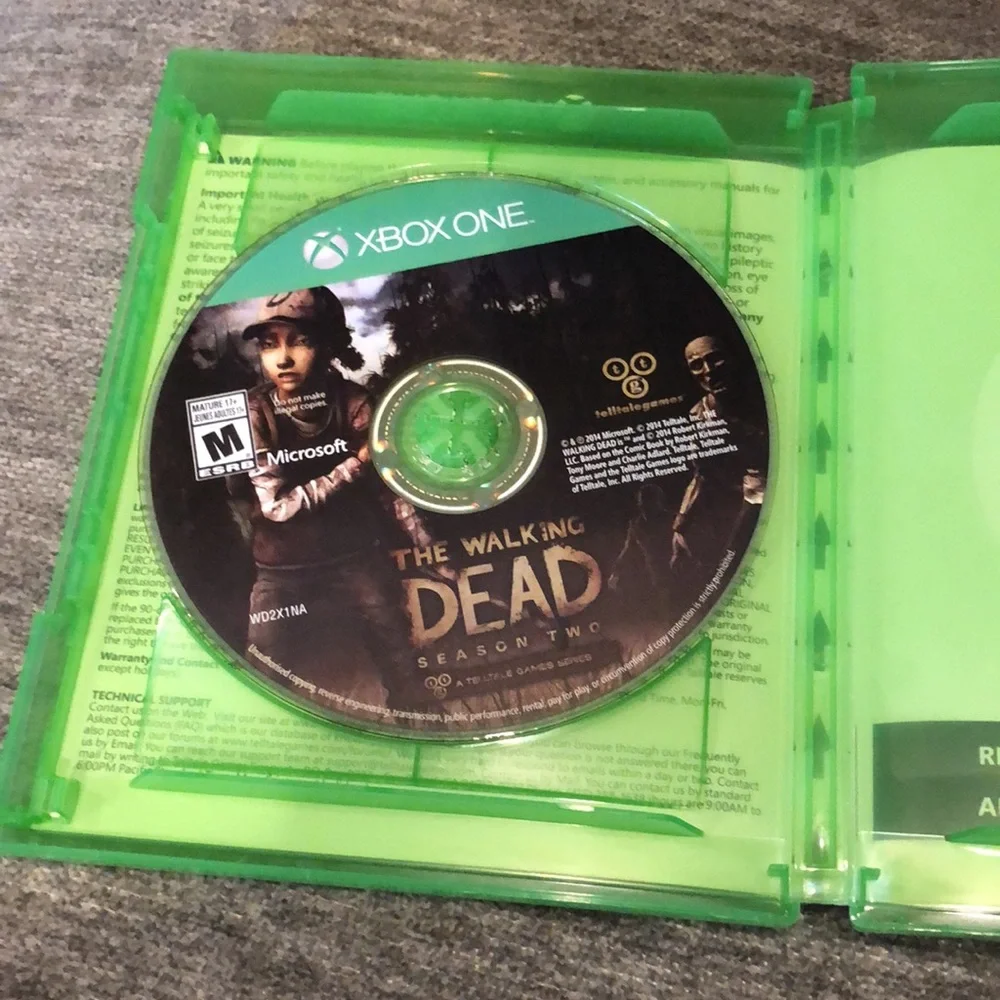 The Walking Dead [Season 2] Xbox One Game Disc